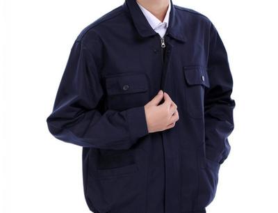 秋冬季劳保服 长袖工程服 涤棉6535工作服 来图来样定做